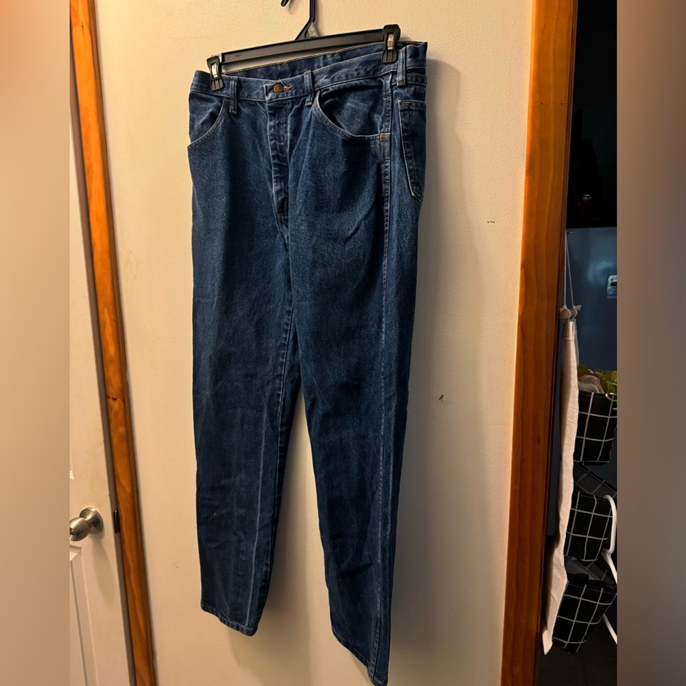 Rustler Denim Blue Jeans 34x32 - Picture 5 of 10